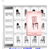 Chaise bistrot Kohn N°844 SW, 1915 Sécession Viennoise