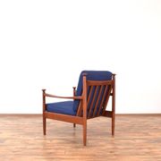 Fauteuil danois des années 1960, style mid-century.