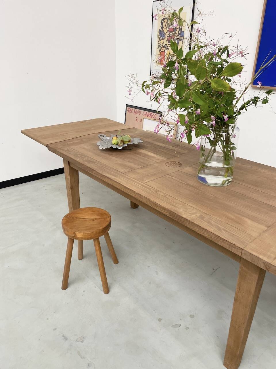 Oak farmhouse table 270 cm with extensions