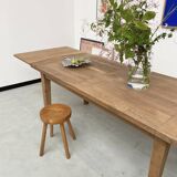 Oak farmhouse table 270 cm with extensions