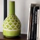 Glazed terracotta vase
