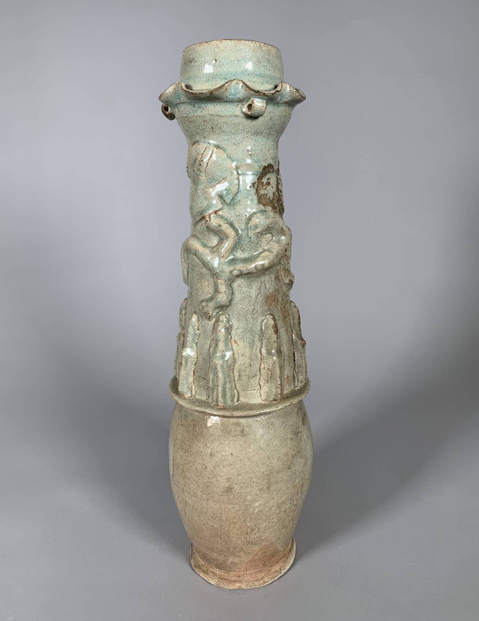 Pair of Funeral Urns - Song Dynasty (960 - 1127) - 50 cm archaeology c