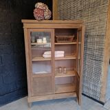 Antique display cabinet / vintage bookshelf
