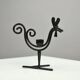 Set of 6 Black Metal Farm Animal Candleholders — Gunnar Ander for Ystad-Metall, Sweden, 1960s