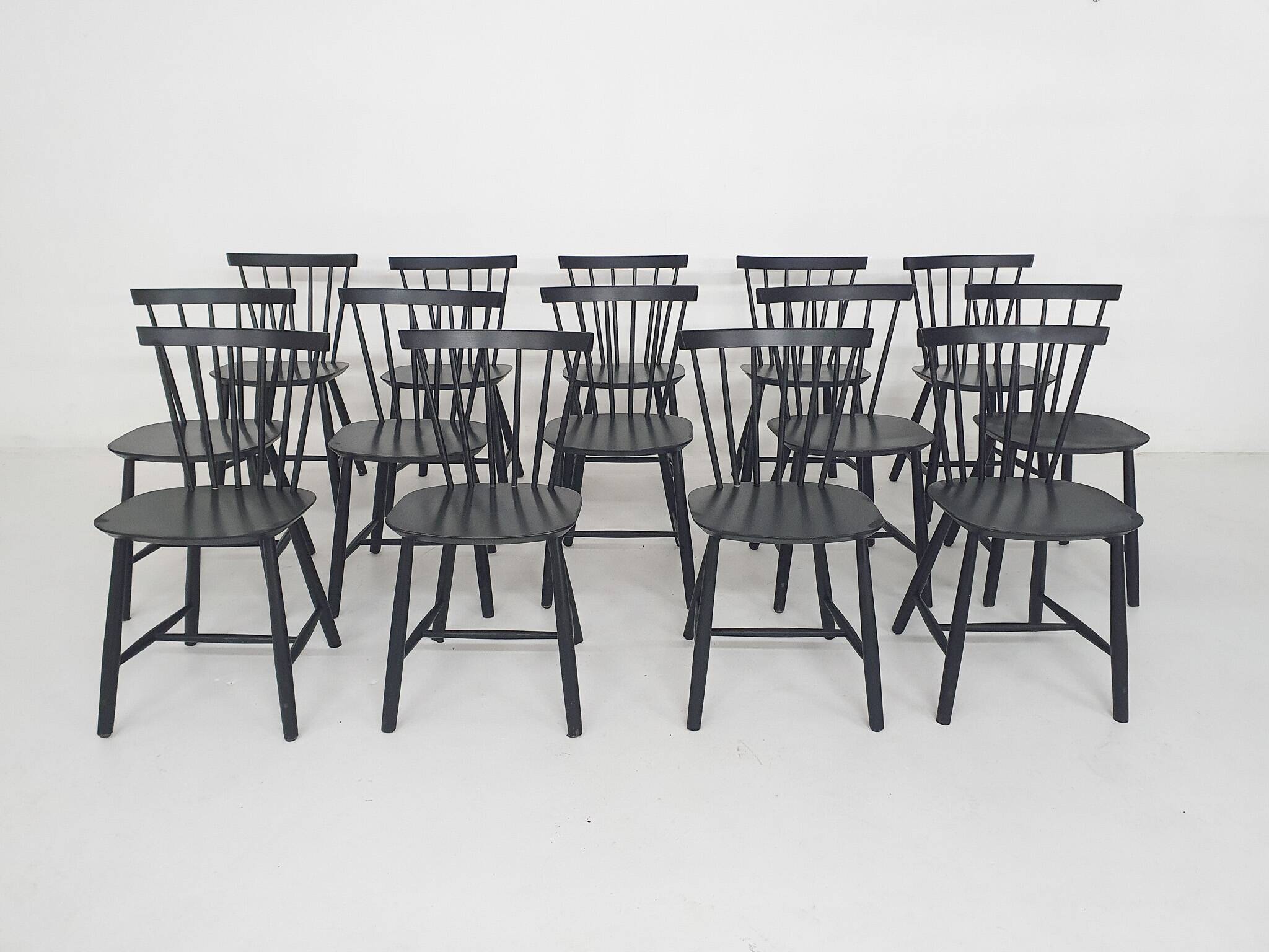 Poul M. Volther J46 spindle back chair for FDB Mobler, Denmark, 1956