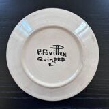 Plat signé Fouillen Quimper
