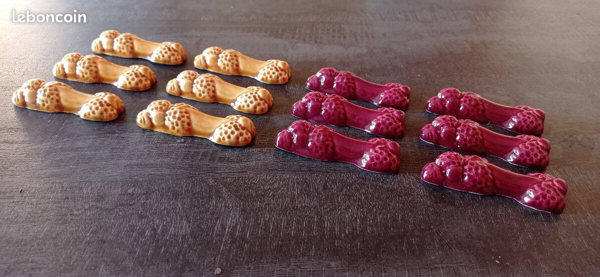 Vintage ceramic poodle knife holder