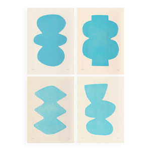 Collection de 4 peintures