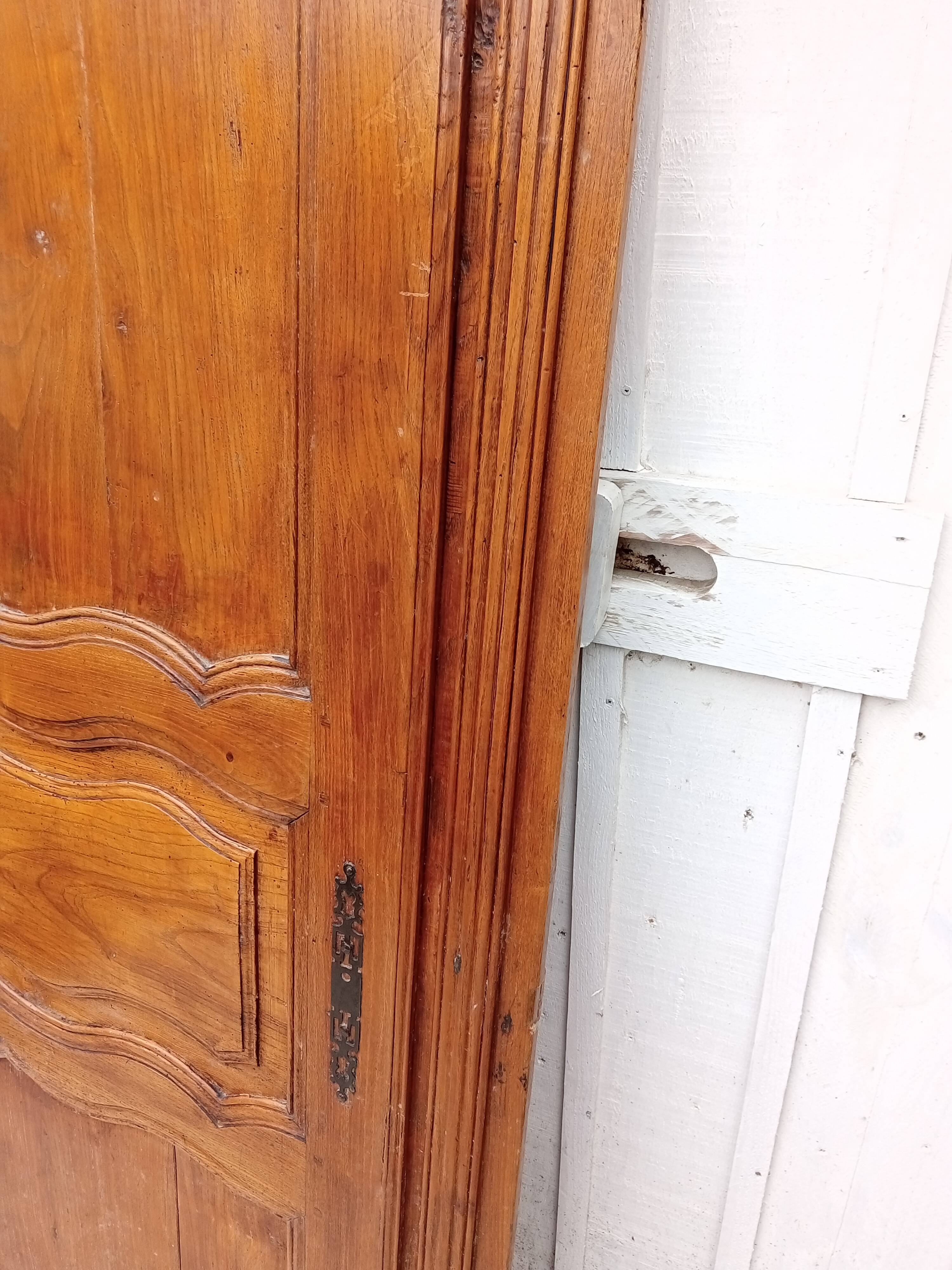 Pair of solid oak doors