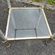 Vintage pedestal table or end table, 70s
