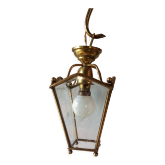 Lustre verre biseauté