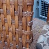 Set of six bamboo chairs from the 70s