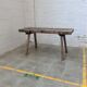 Antique butcher table