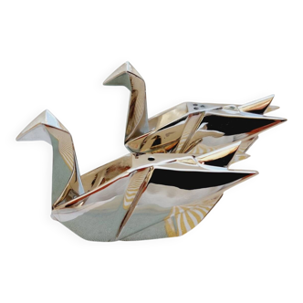 Saliere et poivrier cygne origami