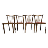 Set of 4 1960 chairs in the Baumann style
