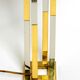 Pair of very rare 1970s XXL brass table lamps from Vereinigte Werkstätten
