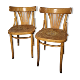 Pair of bistro chairs