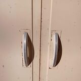 Two-door metal cabinet art deco