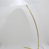 Brass floor lamp Sumatra Mid-Century Rupert Nikoll, Vienna, Austria, 1950s