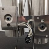 Pair of double wall lamps space age of the 60s/70s