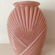 Vase drapé années 80 Anchor Hocking