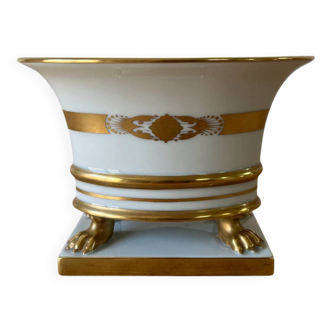 Ancient vase or planter in Porcelain HEREND-HUNGARY