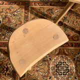 Paire de tabourets  bois brut