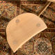 Paire de tabourets  bois brut