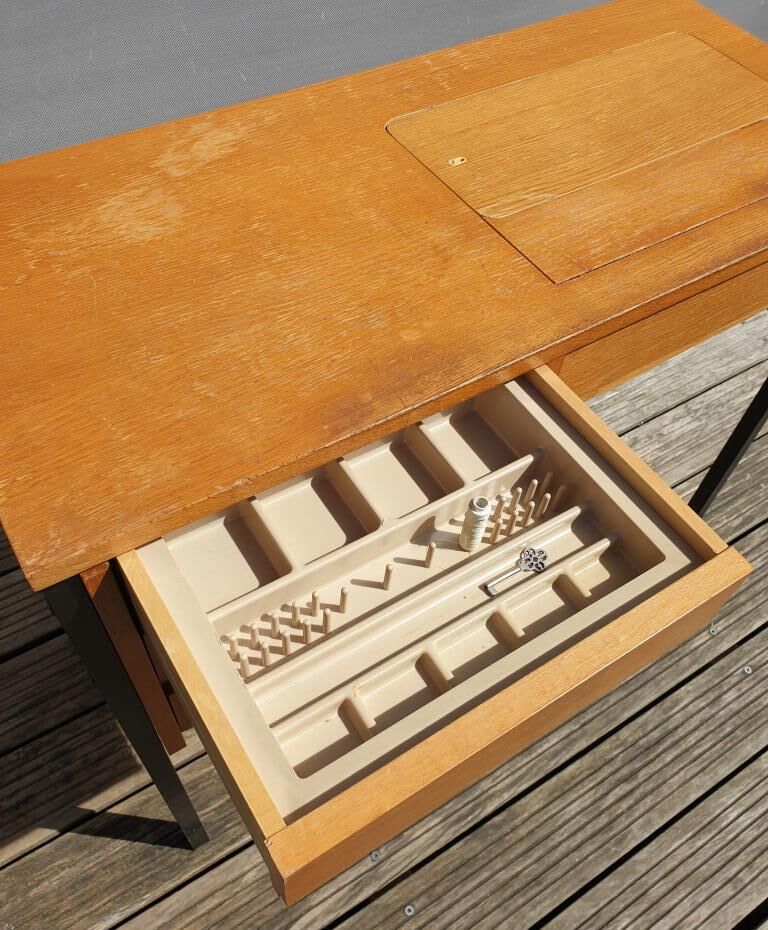 Excelsior sewing machine desk table