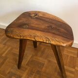 Solid olive stool