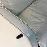 Visitor armchair international furniture leather Gray 2000