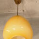 Suspension de Venini en verre couleur ambre
