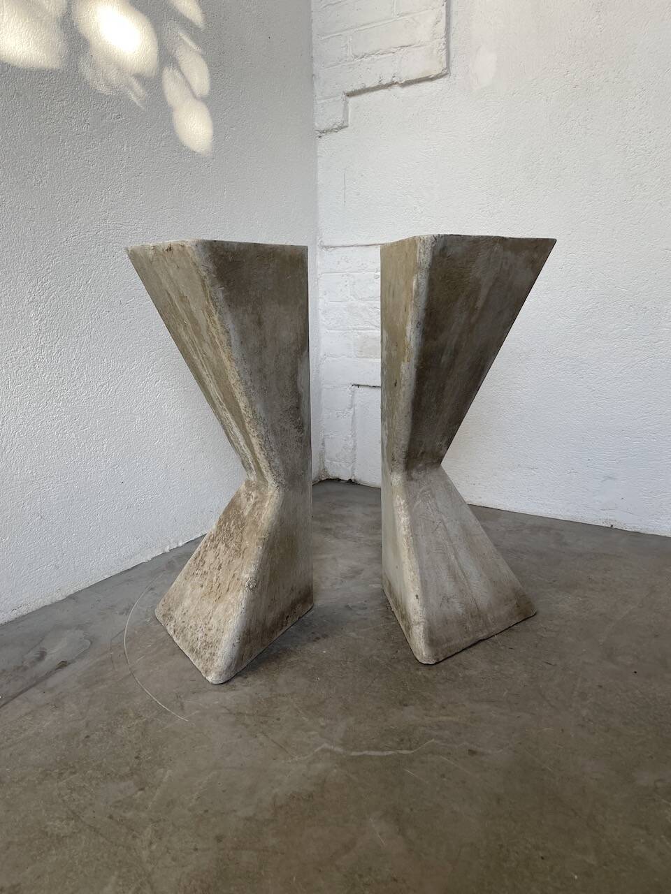 Planters jardinières fibrociment triangulaires