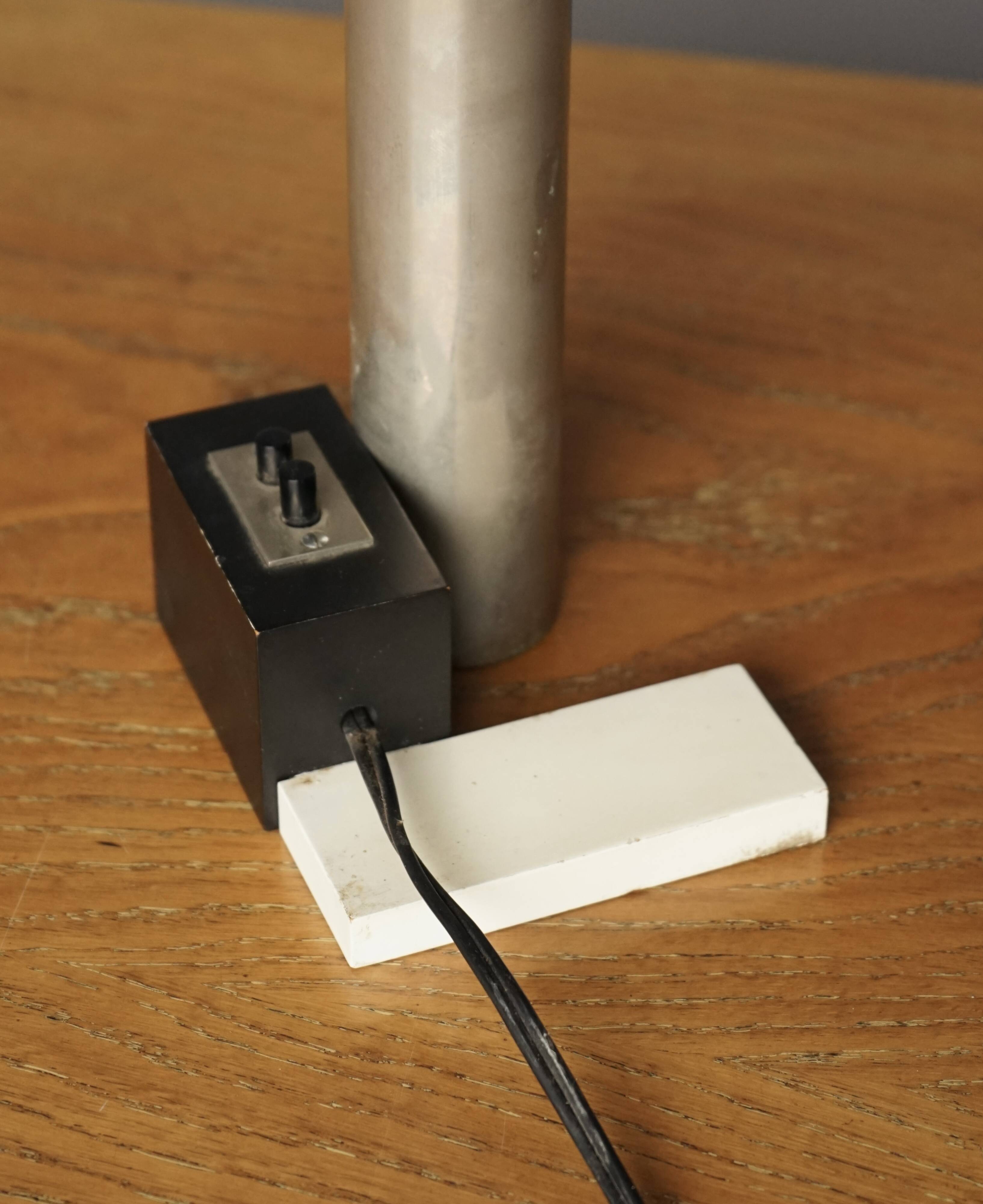 Rare Lampe de Table Constructiviste Modèle 3 par Sybold van Ravesteyn, 1970s