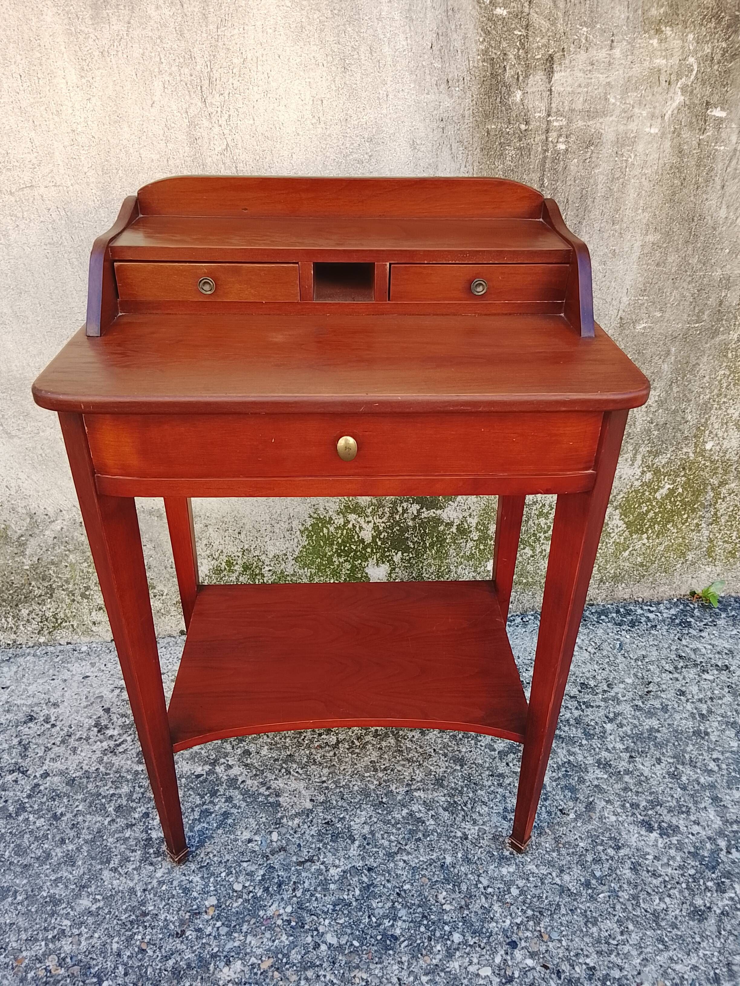 Desk/secretary, bonheur du jour in cherry wood