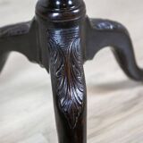 English Walnut Side Table with Tilted Top, 1890s