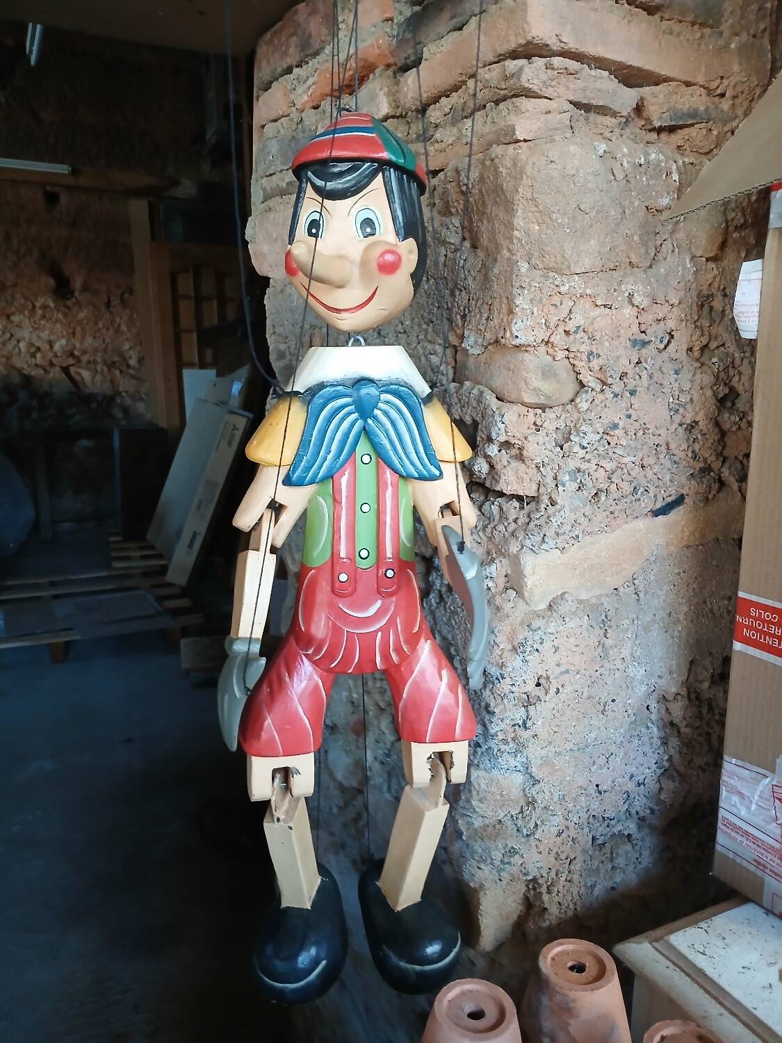 Pinocchio Bois Dans Marionnettes