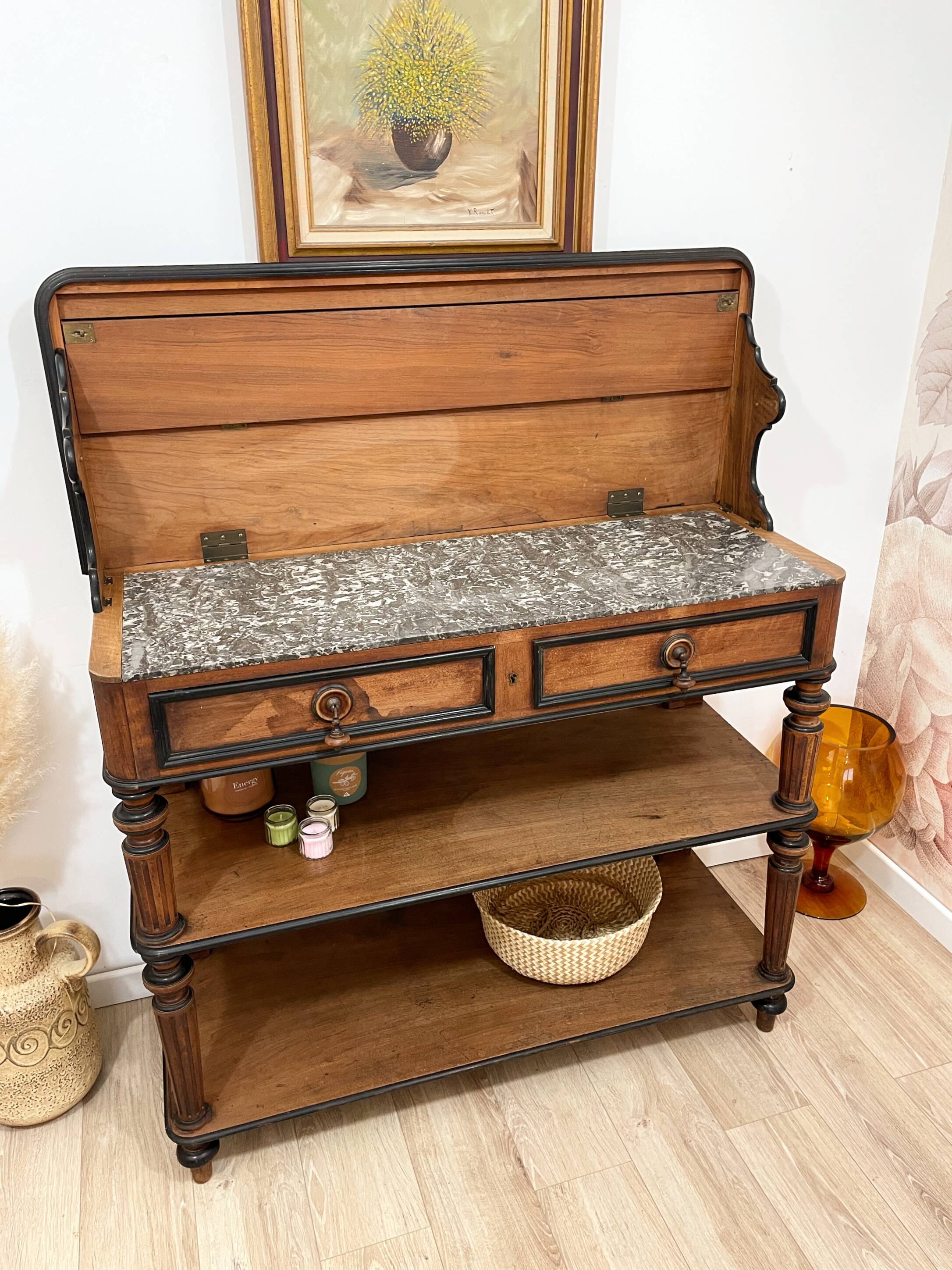 Buffet / Walnut dessert table - Early 20th century