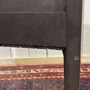 Late 19th-century Louis XV commode in oak, rosewood, and marble top