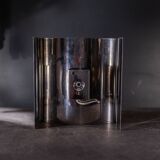 Pair of 'Spiral / Spring' wall lights in chromed steel, Space Age ca 1970