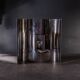 Pair of 'Spiral / Spring' wall lights in chromed steel, Space Age ca 1970