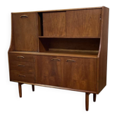 Buffet bar en teck anglais des années 70