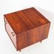 Vintage teak bedside table in Scandinavian style - France, 1960s