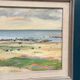 Original Swedish Oil on Canvas - "Beach of Malö" by Bo von Zweigbergk - Signed - Vintage and Framed - 55.5 x 43.5 cm (21.9" x 17.1")
