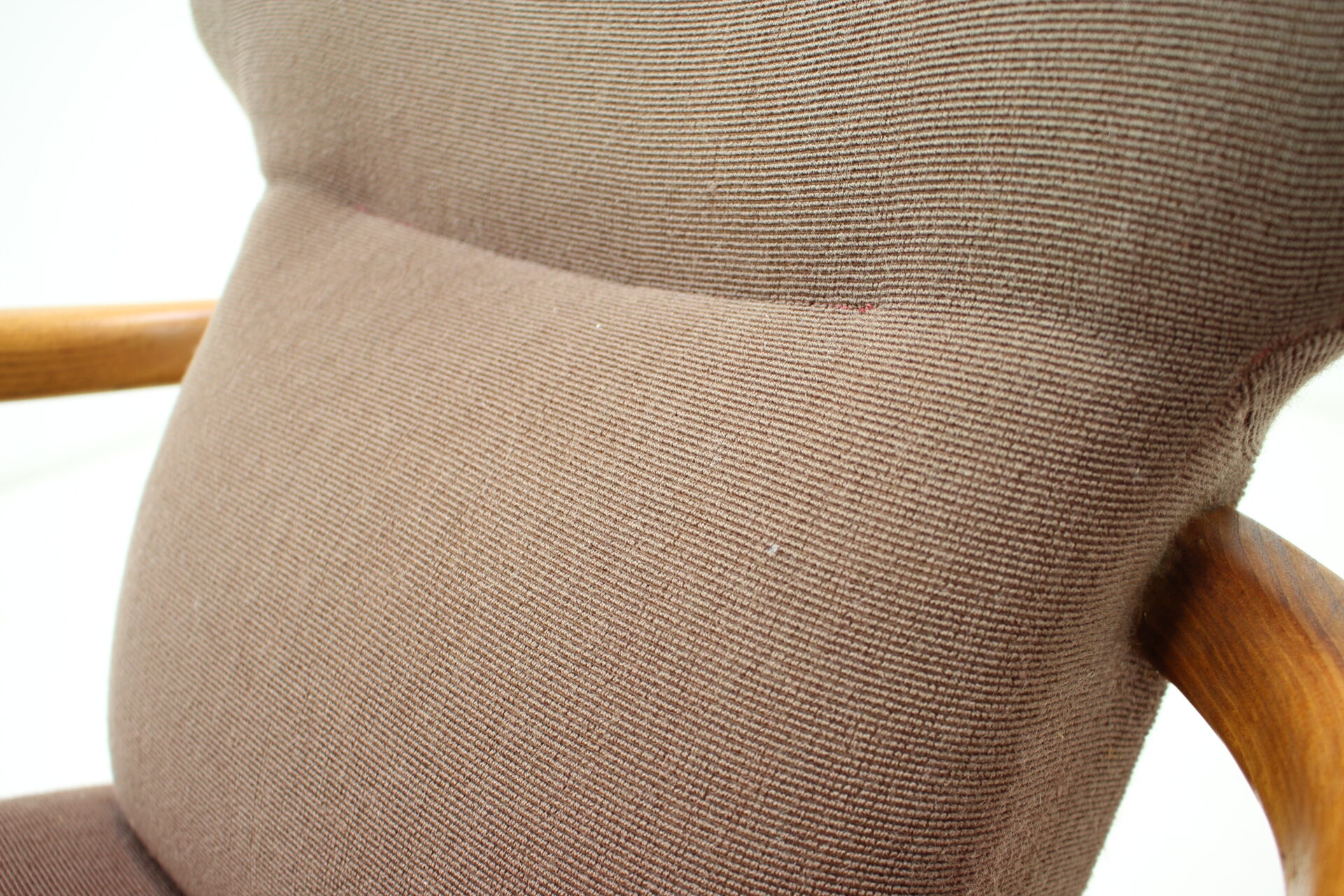 1940s Pair of Oak Armchairs by Krasna Jizba, Czechoslovakia