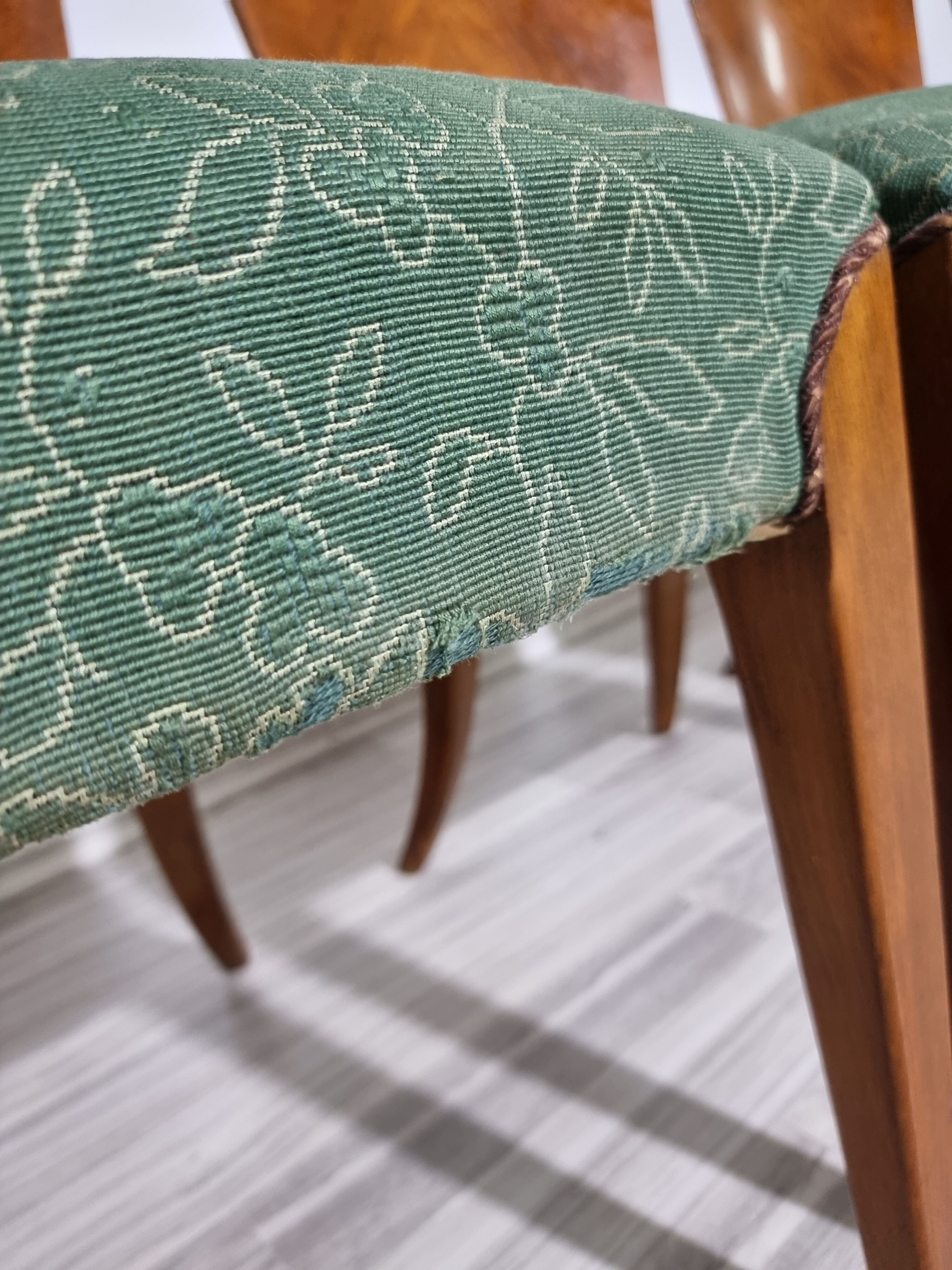 Dining chairs by Jindrich Halabala