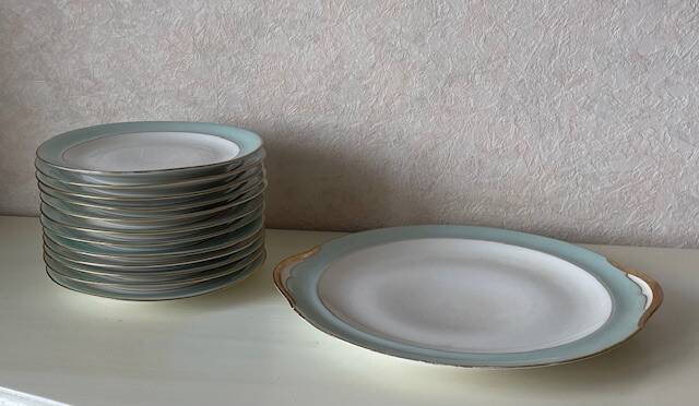 Limoges porcelain dessert/starter service