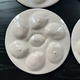 Set of 4 oyster plates