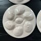 Lot de 4 assiettes à huîtres