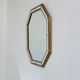 Deknudt mirrored console table and matching octagonal mirror, Belgium, 1980s
